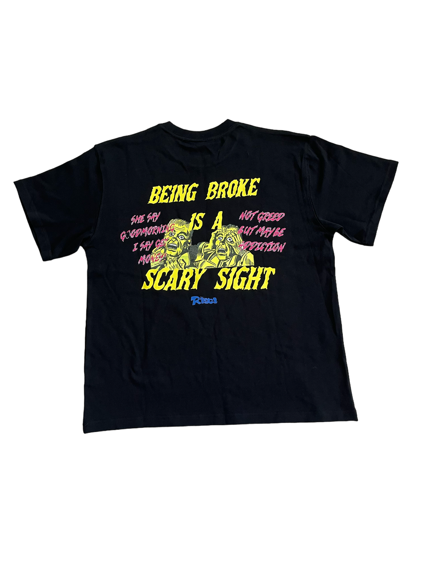 “SCARY SIGHTS” BLACK SHORT SLEEVE TEE